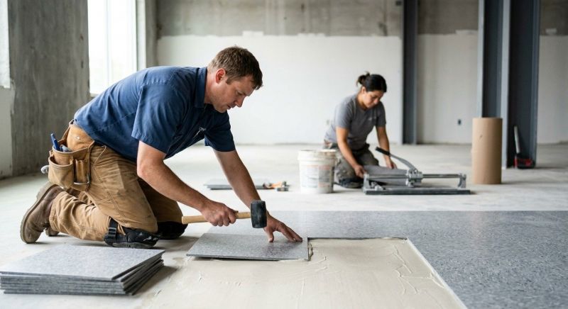 Our team working on Concrete Installation projects in Alpharetta, GA