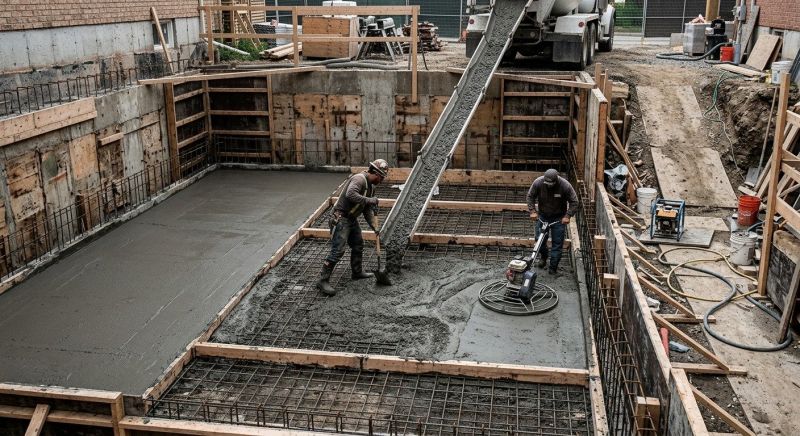 Basement Concrete Installation in Grayson, GA
