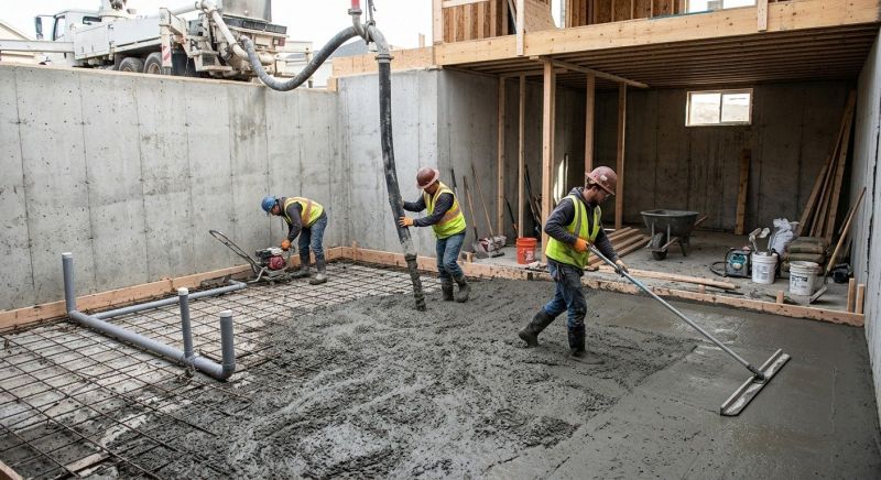 Basement Concrete Installation in Alpharetta, GA