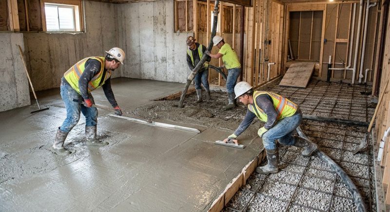Basement Concrete Pouring in Alpharetta, GA