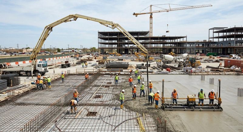Commercial Slab Installation in Forsyth County, GA