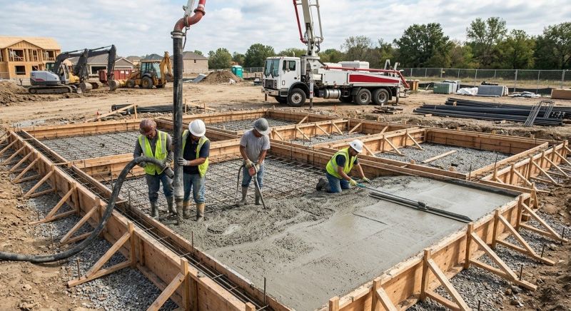 Concrete Foundation Pouring in Alpharetta, GA