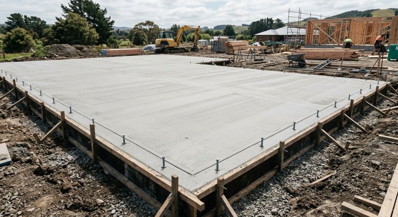 Foundation Slab Construction in Alpharetta, GA