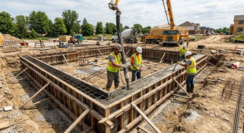 Foundation Wall Pouring in Decatur, GA