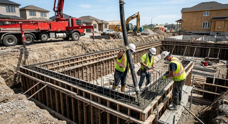 Foundation Wall Pouring in Lawrenceville, GA