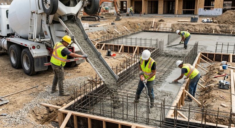 Foundation Wall Pouring in Lilburn, GA