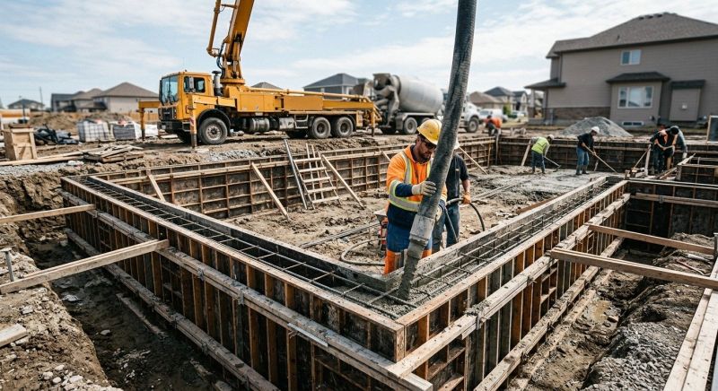 Foundation Wall Pouring in Norcross, GA