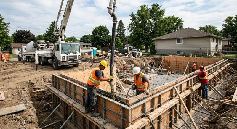 Foundation Wall Pouring in Tucker, GA